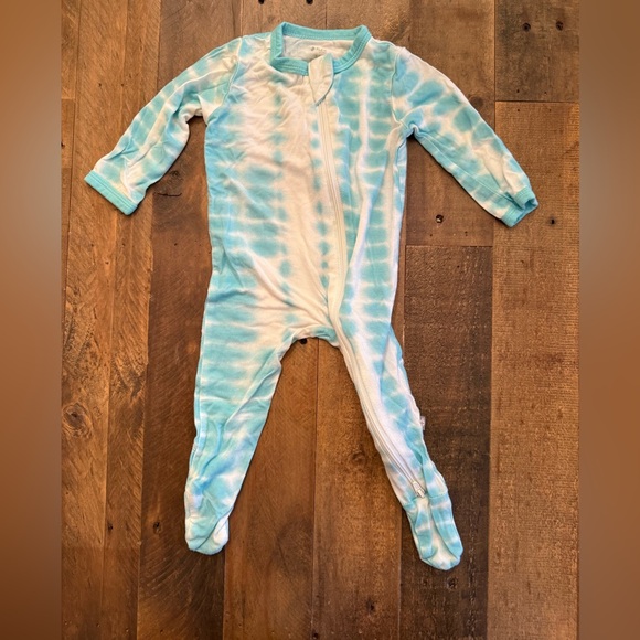 Kyte Baby - Zippered Footie in Robin Rip Tide / 3-6 months - Picture 1 of 3